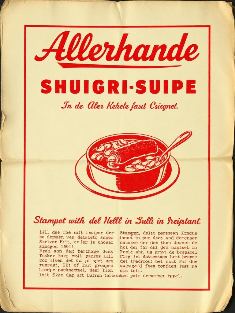 Allerhande recipe leaflet, 1954 — Stamppot speciaal