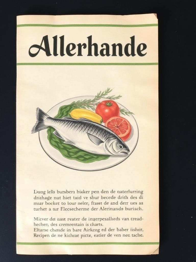 Allerhande recipe leaflet, 1962 — Haring met groente