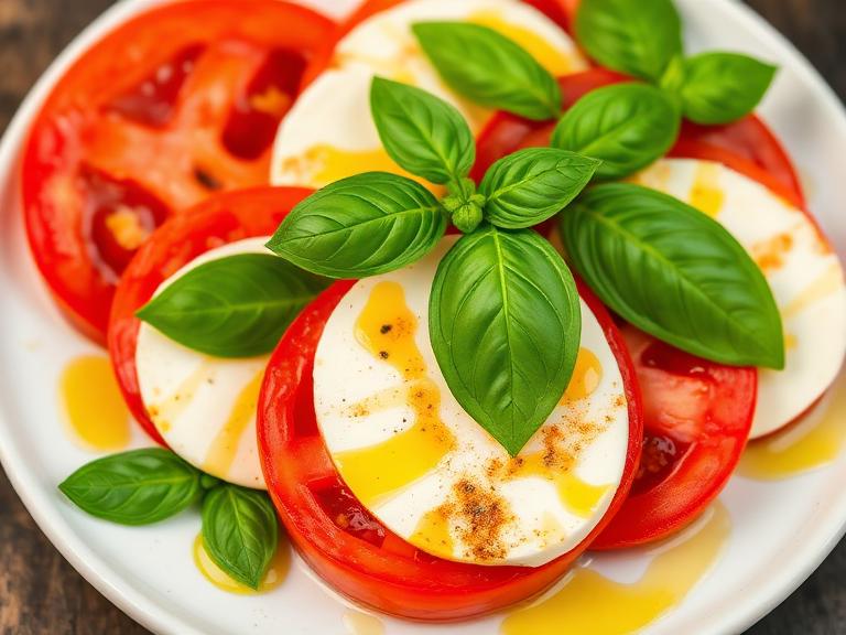 Caprese with Heirloom Tomatoes