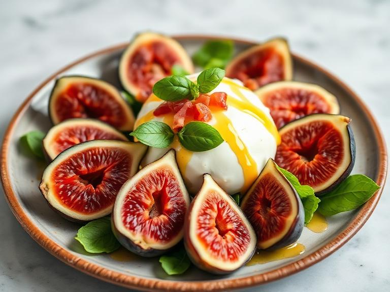 Fig & Burrata Salad with Parma Ham