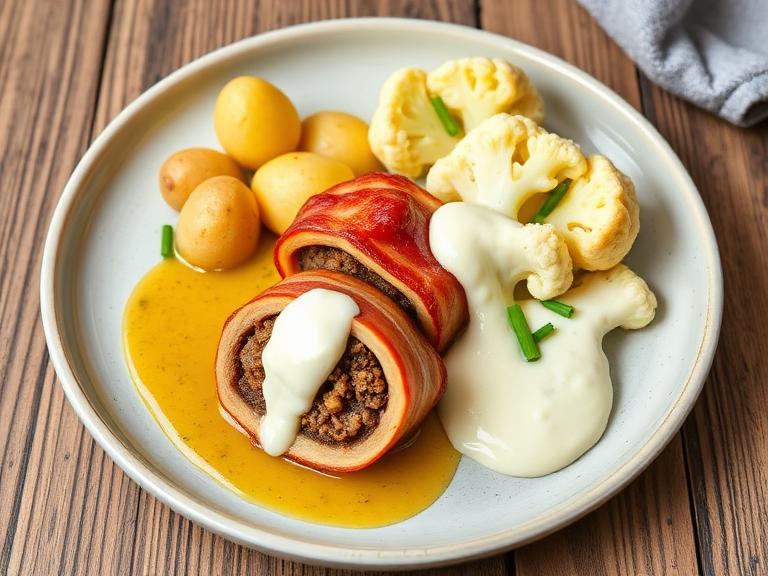 Slavink with Potato & Cauliflower